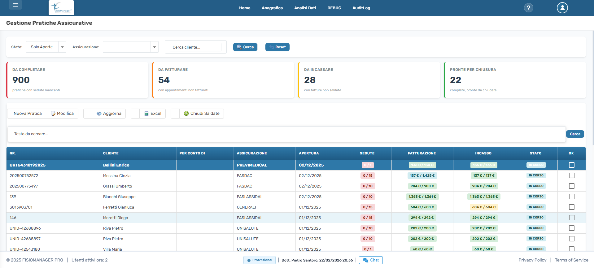 Gestione convenzioni e assicurazioni sanitarie in XManager Pro